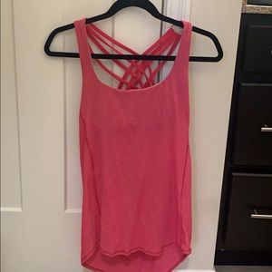 Lululemon Workout open bank swoop tank